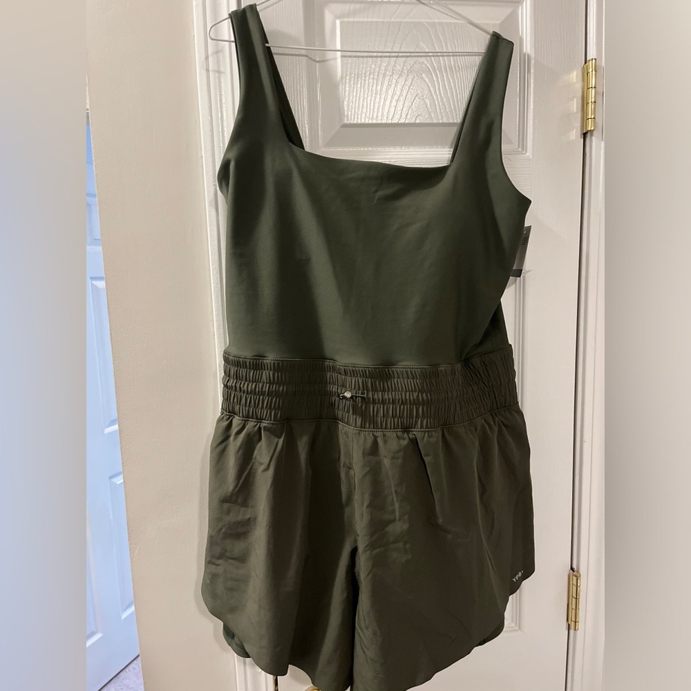 Abercrombie & Fitch Olive Green Jumpsuit